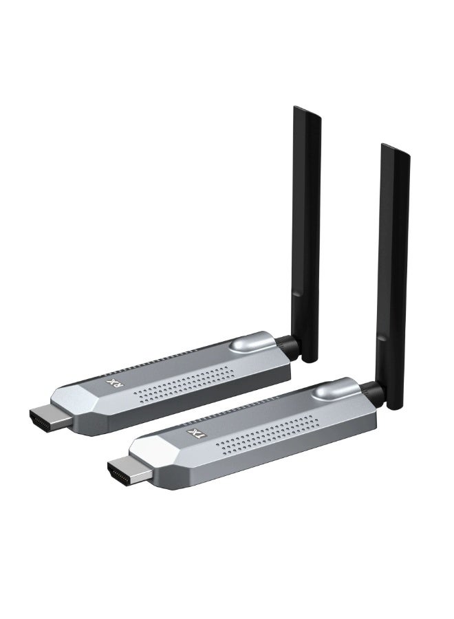 جهاز إرسال لاسلكي G146 متوافق مع HDMI، بمدى 50 مترًا ودقة 1080 بكسل ومعدل تحديث 60 هرتز، يعرض نفس الشاشة على جهاز العرض، والتلفزيون، والهاتف المحمول، وشاشة العرض اللاسلكية. - Image 1